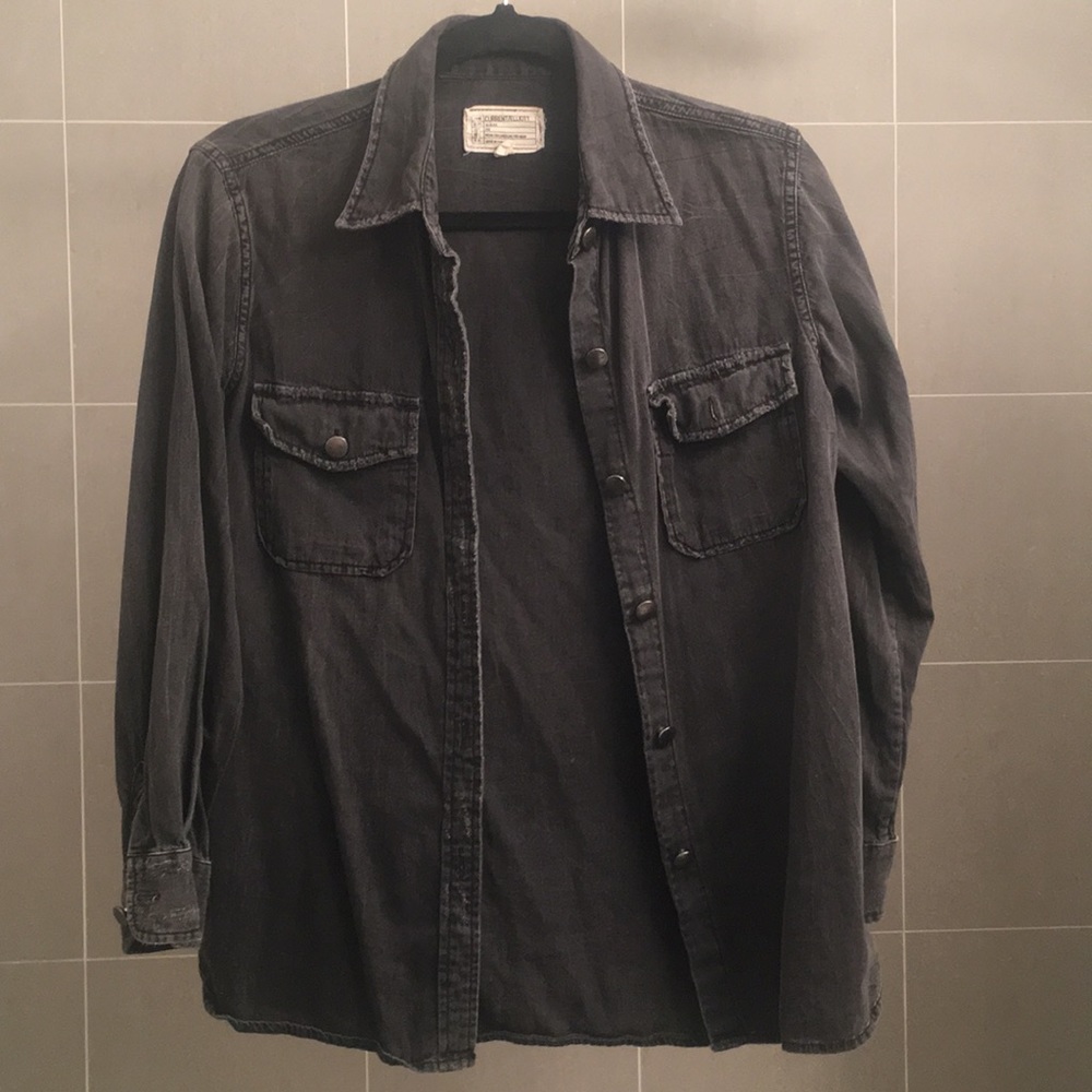Black Current Elliot Denim Shirt